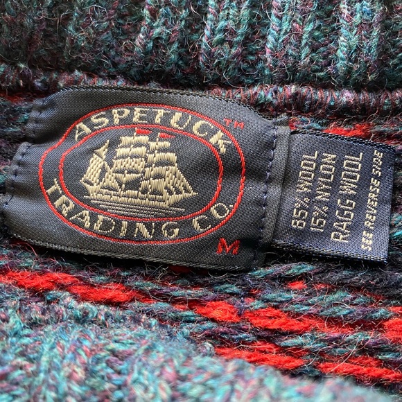 80’s vintage aspetuck trading co sweater - Picture 9 of 9